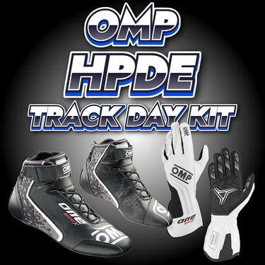 OMP HPDE Track Day Kit | One Evo X Gloves and Shoes